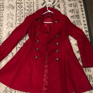 Red Via Spiga peacoat